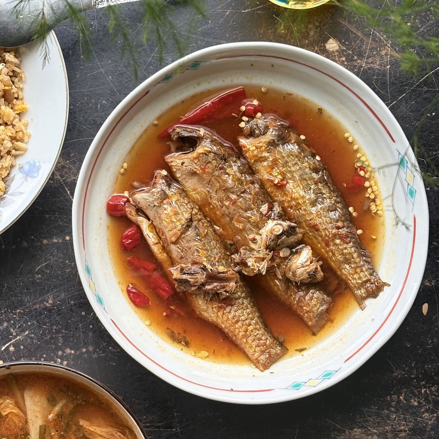Cá đối kho thơm